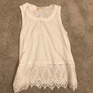 NEW WITH TAGS Altar’d State lace trim tank